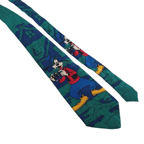 Tie Rack Disney Mens Necktie Tie Designer Italian All Silk Work Office Dad Gift - Picture 1 of 5